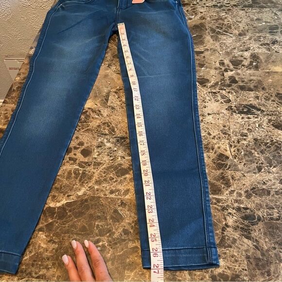 NWT Colombian Jeans with Girdle Size M Blue Stretch Denim High Quality. - Picture 7 of 13